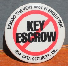 Key Escrow Button